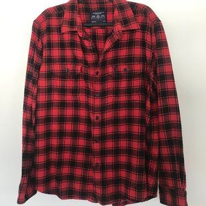 American Eagle Men's Cotton Button Up Shirt